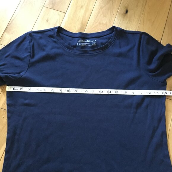 Eddie Bauer Dark Navy Blue Outdoor Essentials Short-Sleeve Tee - Picture 13 of 16